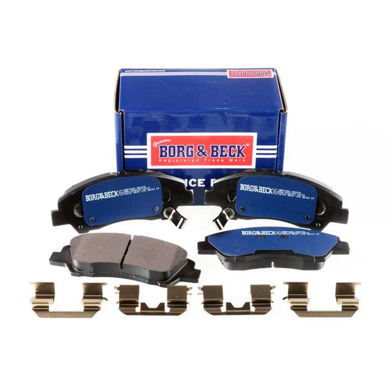 Borg & Beck Front Brake Discs & Pads fits Hyundai I10 II 2013-2019 1.0 1.2