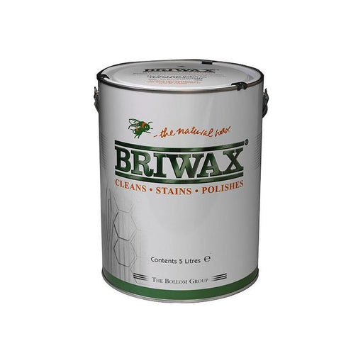 Briwax Wax Polish Original Medium Brown 5 litre Briwax - NN4 Online