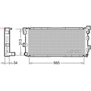 Denso Engine Radiator DRM06002