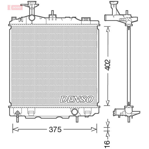 Denso Engine Radiator DRM45041