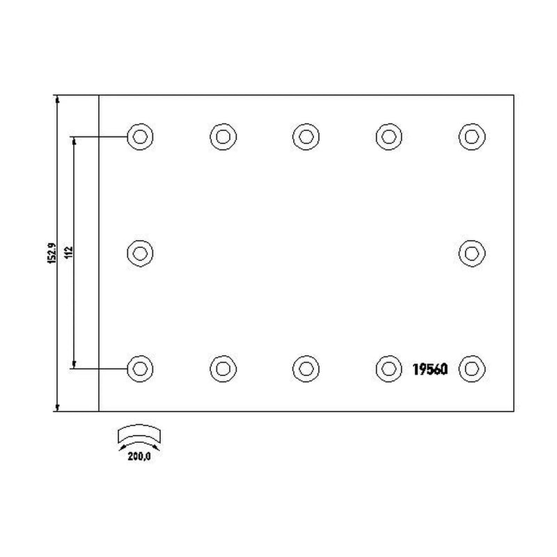 Textar Textar Cv Brake Lining Set 1956002
