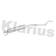 Klarius Box With Centre Pipe Centre fits Opel Astra H 2004-2010 1.6