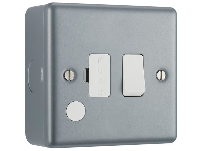 Masterplug Metal Clad Switched Fused Connection Unit 13A Masterplug - Dynamic Drive