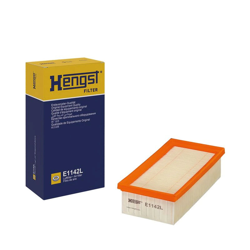 Hengst Engine Air Filter fits Citroën C-Elysee 2012-2018 1.2