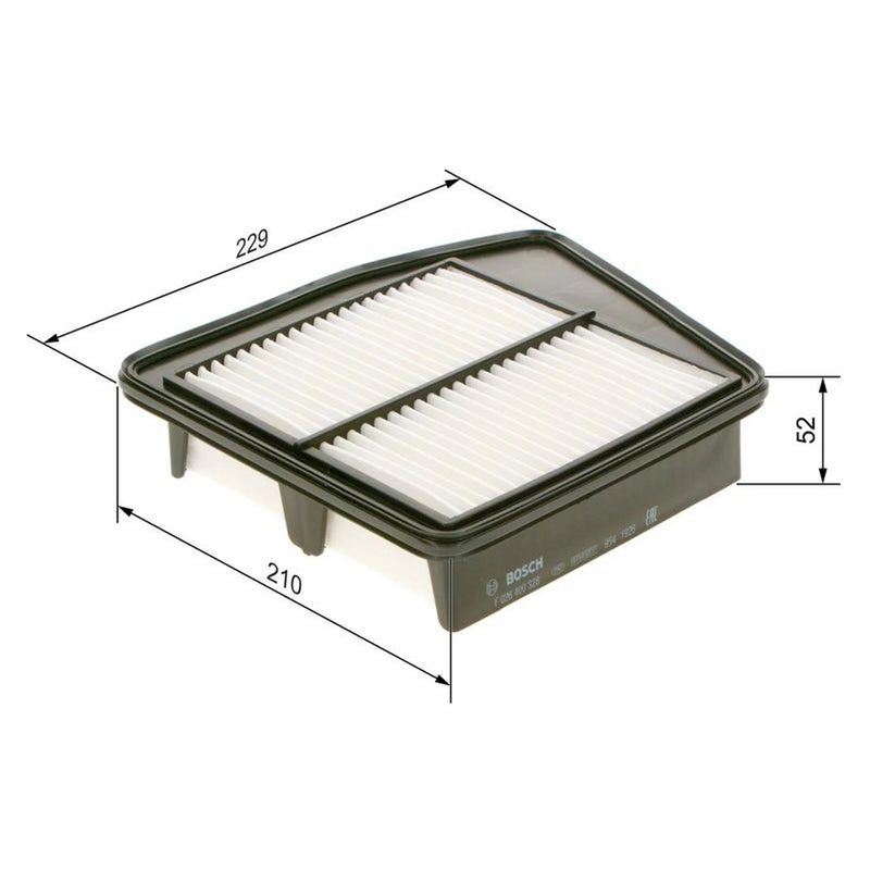 Bosch Engine Air Filter fits Honda Accord VIII 2008-2015 2.0