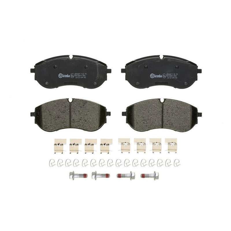 Brembo 4 x Front Brake Pad Set fits Man Tge 2017-2024 2.0