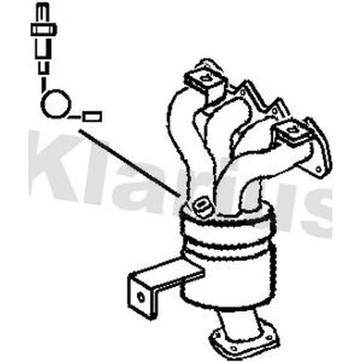 Klarius Catalyst Type Approved With Pipe Front fits Seat Arosa 1997-2004 1.0 1.4