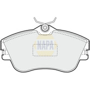 NAPA Front Brake Pad Set fits VW California T4 Camper 1994-2002 1.9 2.4 2.5