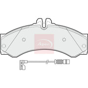Apec Front Brake Pad Set PAD1632