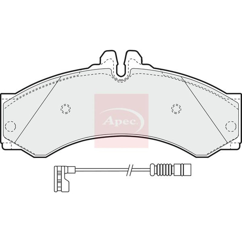 Apec Front Brake Pad Set PAD1632