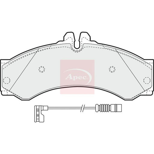 Apec Front Brake Pad Set PAD1632