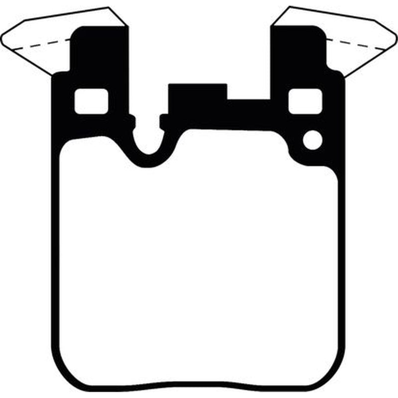 Abtex Rear Brake Pad Set fits BMW 1 Sports Hatch 2011-2019