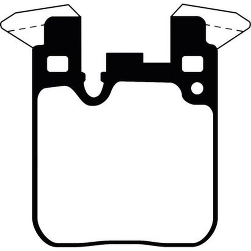 Abtex Rear Brake Pad Set fits BMW 1 Sports Hatch 2011-2019
