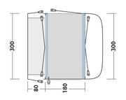 Outwell California Highway Driveaway Awning Grey Outwell - Dynamic Drive