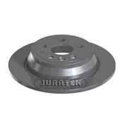 Juratek 2 x Solid Brake Discs fits Land Rover Freelander 2 2006-2014 2.0 2.2 3.2