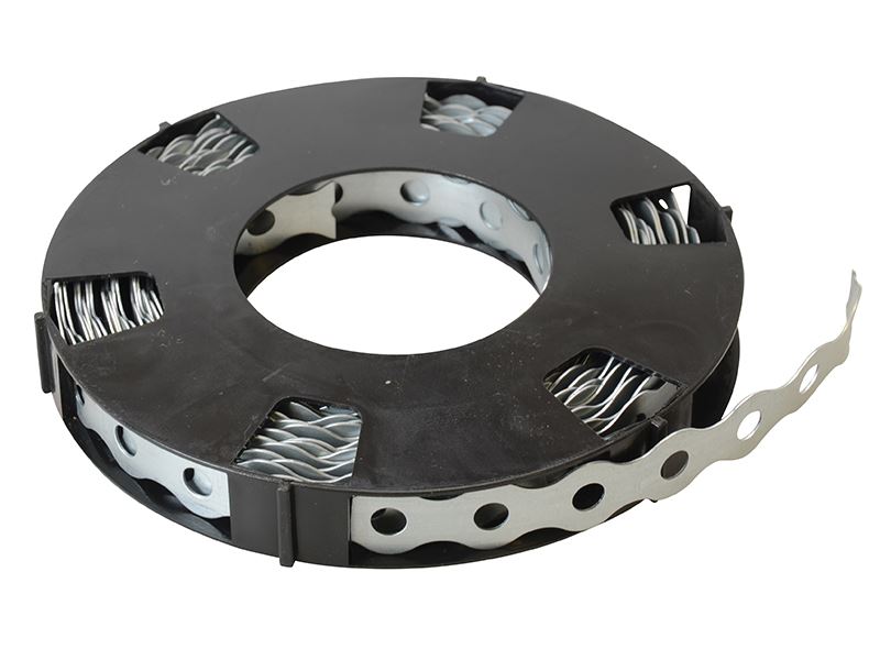 Forgefix Contractors Galvanised Fixing Band Medium Duty 17mm x 0.7 x 10m Box 1 ForgeFix - Dynamic Drive