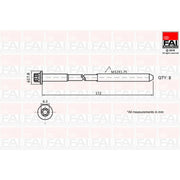 FAI Cylinder Head Bolt Set M12 x 1.75 B1060