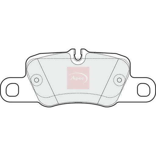 Apec Rear Brake Pad Set fits Porsche Panamera 2009-2023 2.9 3.0 3.6 4.0 4.8