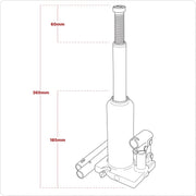 Viking Viking Bottle Jack 3 Tonne PBJ3S Viking - Dynamic Drive