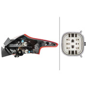 Hella Tail Light / Lamp W5W Left fits Ford Focus III 2010-2020
