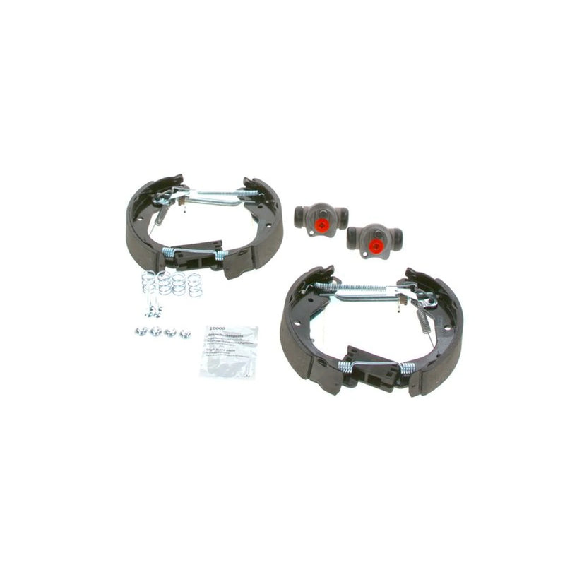 Bosch Brake Shoe Set Axle Kit fits Chevrolet Spark 2010 on 1.0 1.2