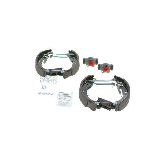Bosch Brake Shoe Set Axle Kit fits Chevrolet Spark 2010 on 1.0 1.2