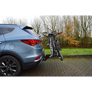 M-Way Towball Mounted Car Rear Tow Bar Cycle Holder 2 Bike Carriers w Electrics Maypole  - Dynamic Drive