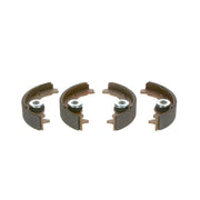 Bosch Brake Shoe Set Axle Kit fits Fiat 500 1960-1976 0.5 0.6