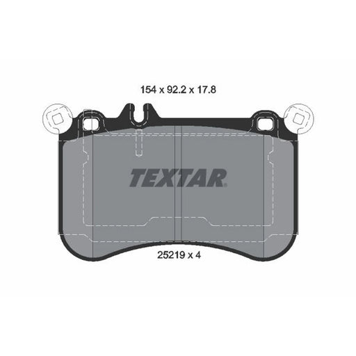 Textar Front Brake Pad Set 2521902