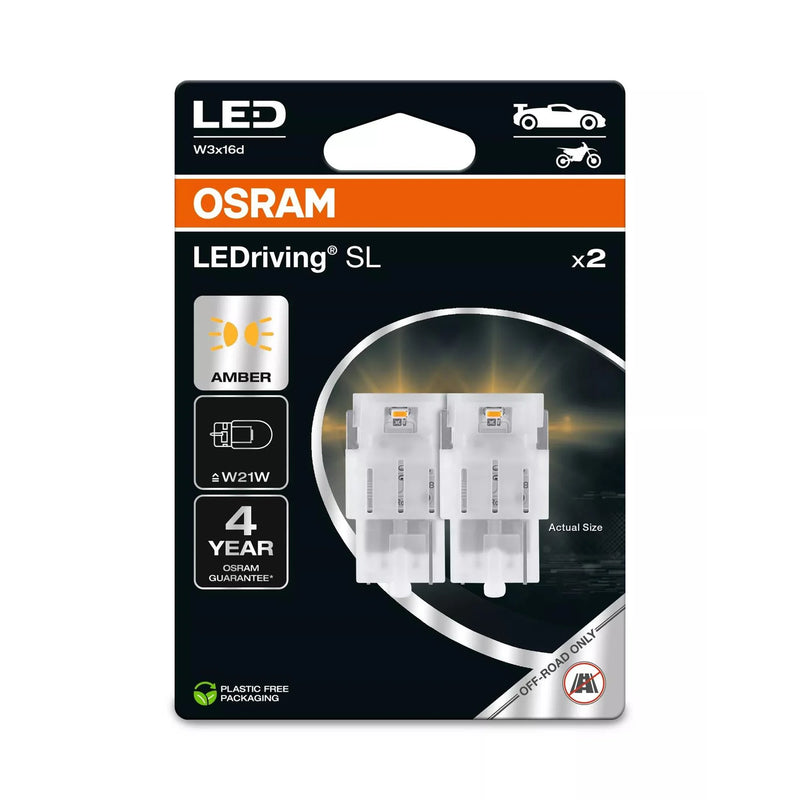 Osram LEDriving SL W21W Replacement Lamp 13W 12V