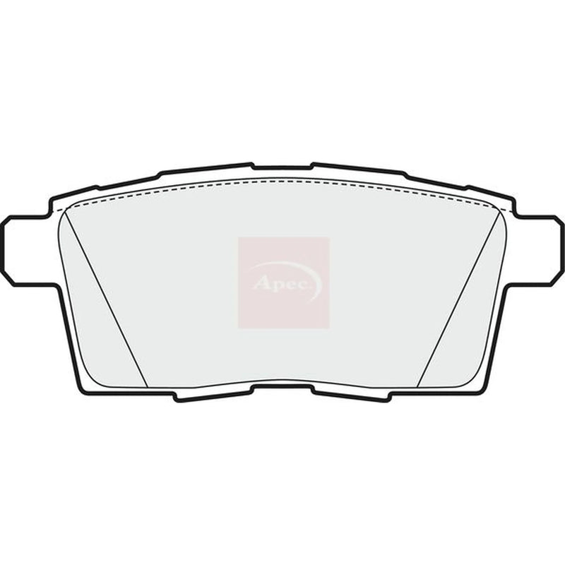 Apec Rear Brake Pad Set PAD1605