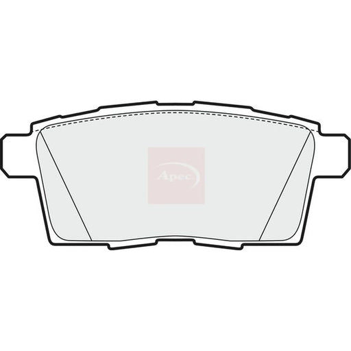 Apec Rear Brake Pad Set PAD1605