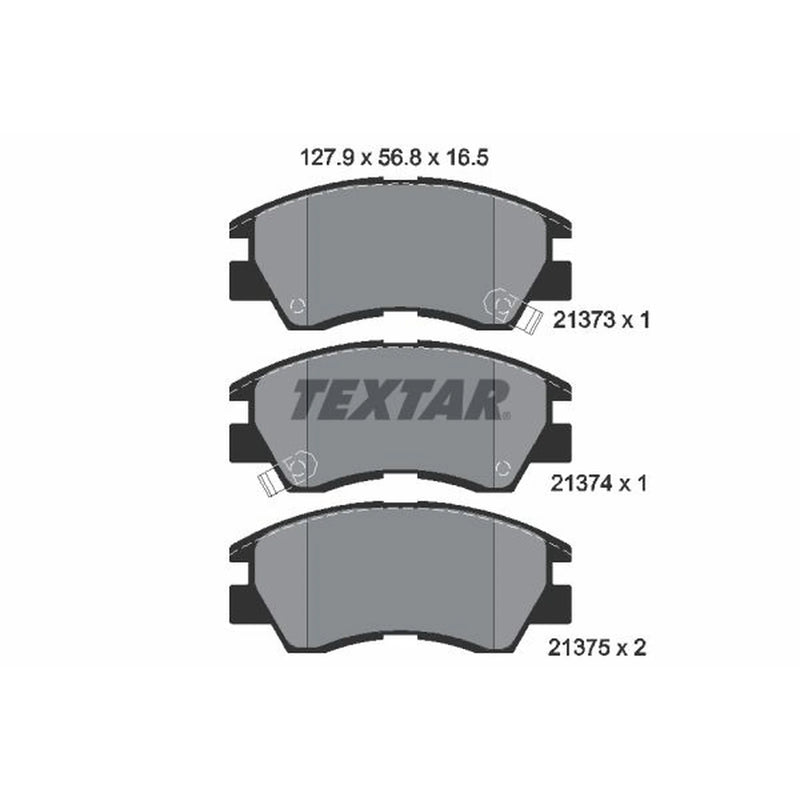 Textar Front Brake Pad Set 2137301