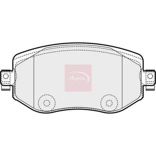 Apec Front Brake Pad Set PAD2169