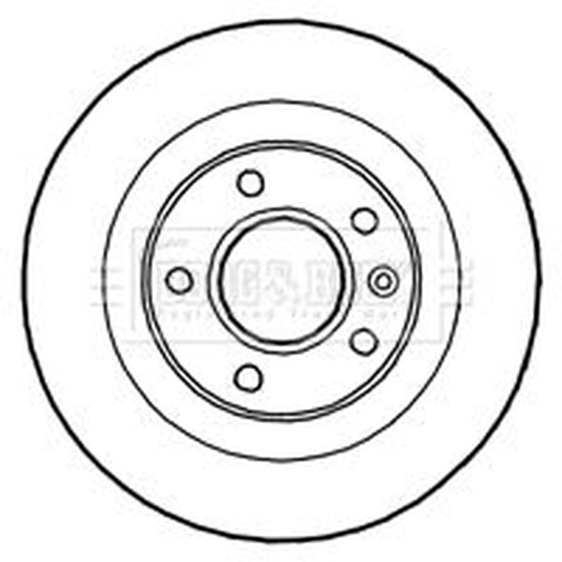 Borg & Beck Front & Rear Brake Discs & Pads fits Opel Astra J 2012-2015 1.7