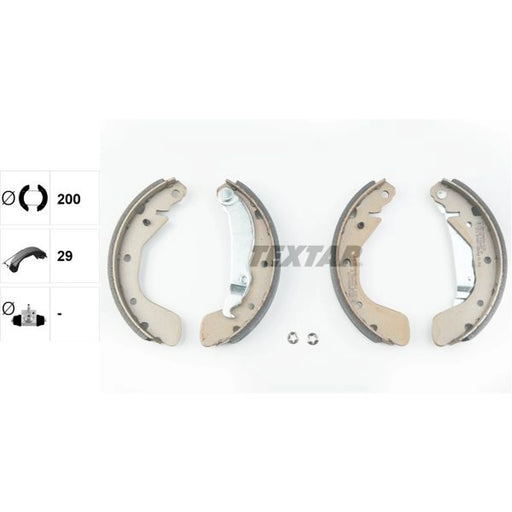 Textar Brake Shoe Set Axle Kit 91044800