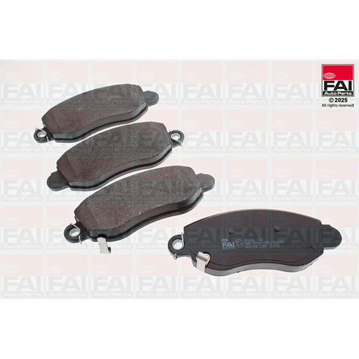 FAI Front Brake Pad Set fits Ford Transit 2000-2006 2.3 2.4