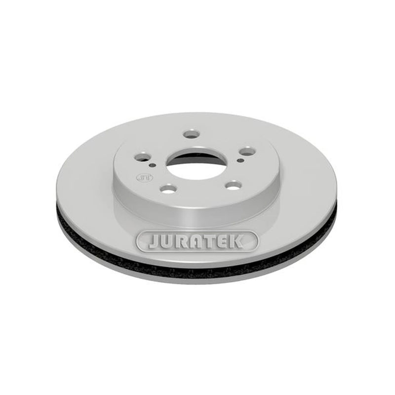 Juratek Front Brake Vented Discs & Pads fits Toyota Prius Phv 2016-2022 1.8