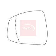 Apec Exterior Wing Mirror Glass Left fits Ford Focus II 2004-2012