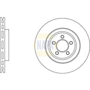 NAPA 2 x Vented Front Brake Discs NBD5819-x2