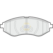 NAPA Front Brake Pad Set fits Chevrolet Aveo / Kalos 2003-2013 1.2 1.4