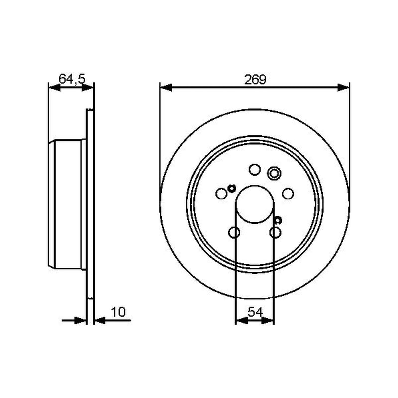 Bosch Front & Rear Brake Discs & Pads fits Toyota Celica 1989-1993 2.0