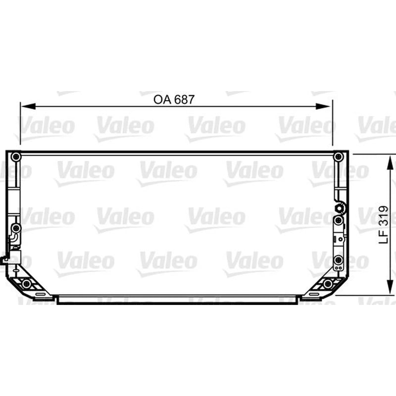 Valeo Air Conditioning Condenser 814298