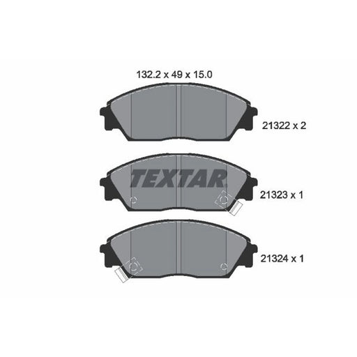 Textar Front Brake Pad Set 2132201