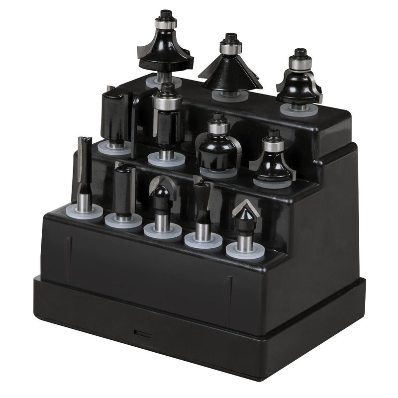 Sealey Shank Router Bit Set 1/4" 12pc AK9912 Sealey - Dynamic Drive