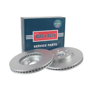 Borg & Beck 2 x Front Brake Discs BBD5411-x2