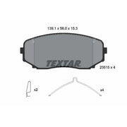 Textar Front Brake Pad Set 2351505