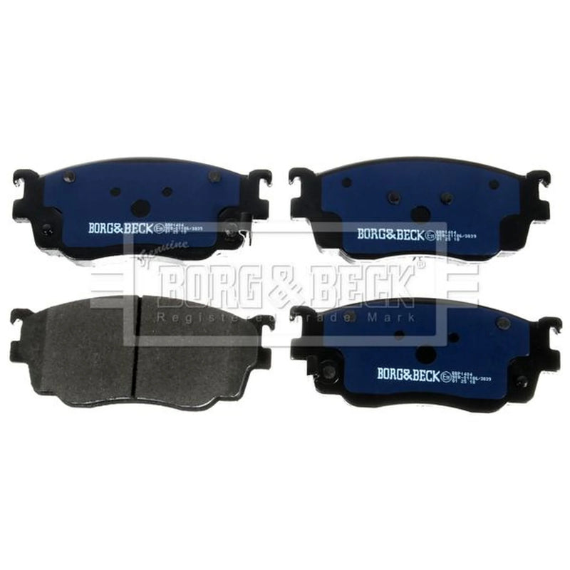 Borg & Beck Front Brake Vented Discs & Pads fits Mazda 323 S 1998-2004 1.8
