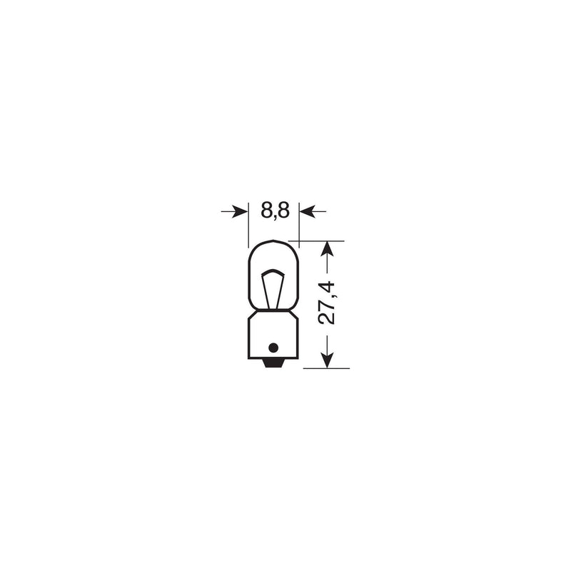 Osram 3930BLI2 lamp, 24V/4W, T4W, BA9s, in double blister Osram  - Dynamic Drive