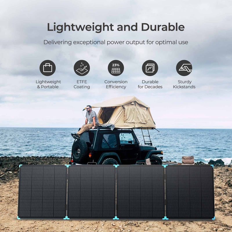 Renogy 400W Lightweight Portable Mono Solar Panel Suitcase Dyna-mo Solar - Dynamic Drive